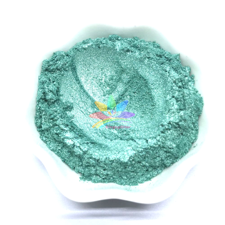 KMCG3    Turquoise blue color Mica Powder Epoxy Resin Color Pigment Powder
