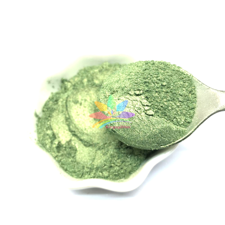 KMCG8  green  color Mica Powder Epoxy Resin Color Pigment Powder