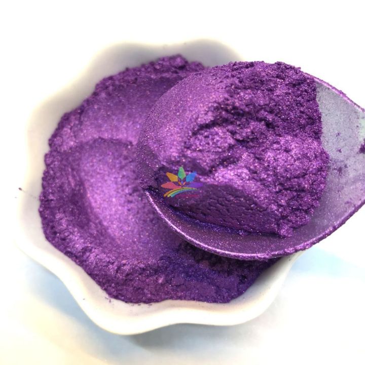 KMCP2   Purple color Mica Powder Epoxy Resin Color Pigment Powder