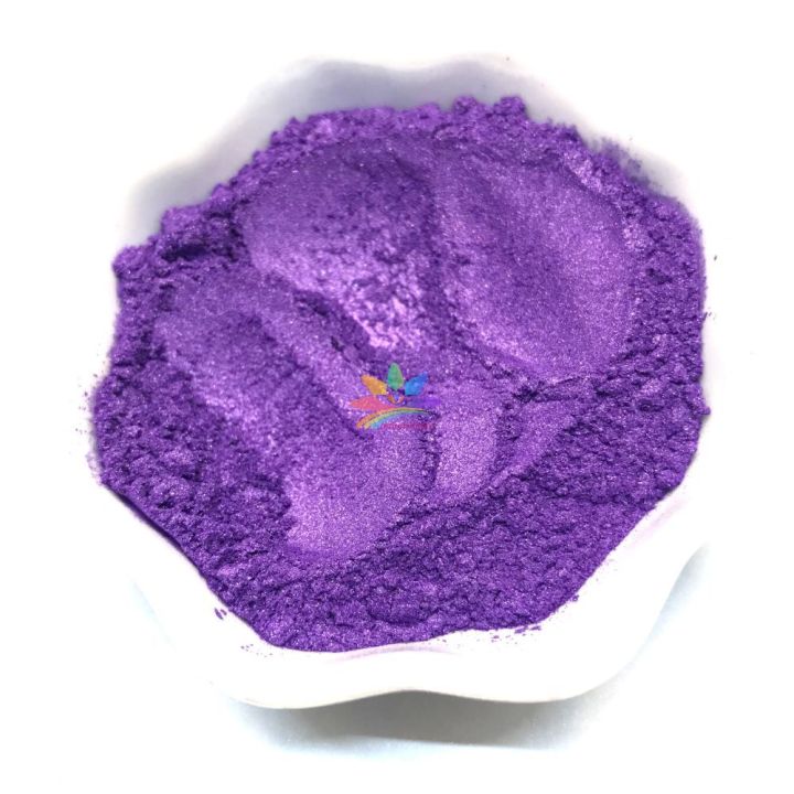 KMCP3   iridescent Purple color Mica Powder Epoxy Resin Color Pigment Powder