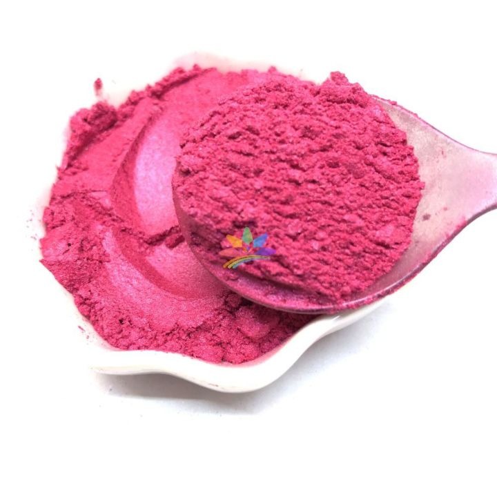 KMCR11   fresh pink red color Mica Powder Epoxy Resin Color Pigment Powder
