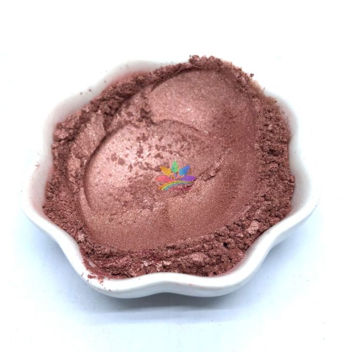 KMCR12   rose color Mica Powder Epoxy Resin Color Pigment Powder