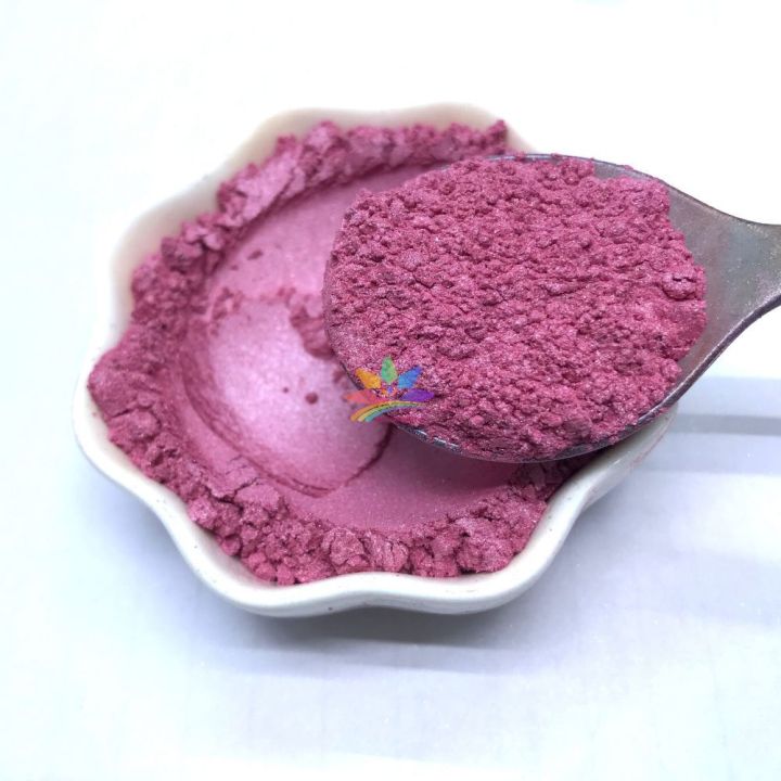 KMCR3  peach red color Mica Powder Epoxy Resin Color Pigment Powder