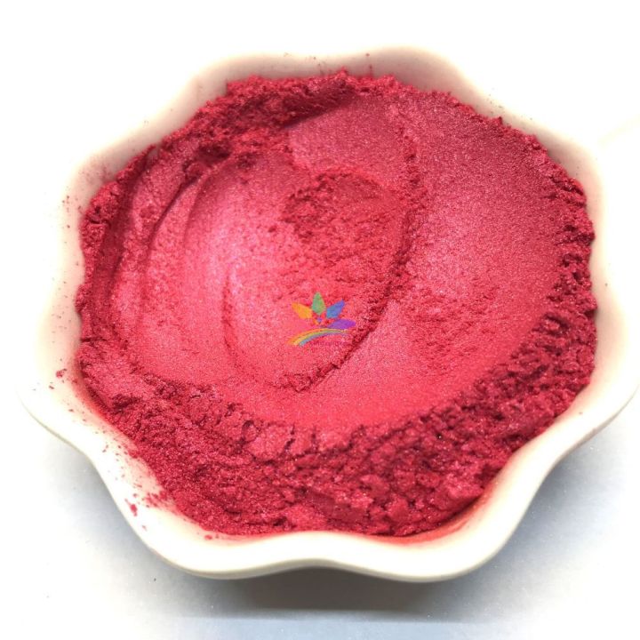 KMCR8  big red color Mica Powder Epoxy Resin Color Pigment Powder