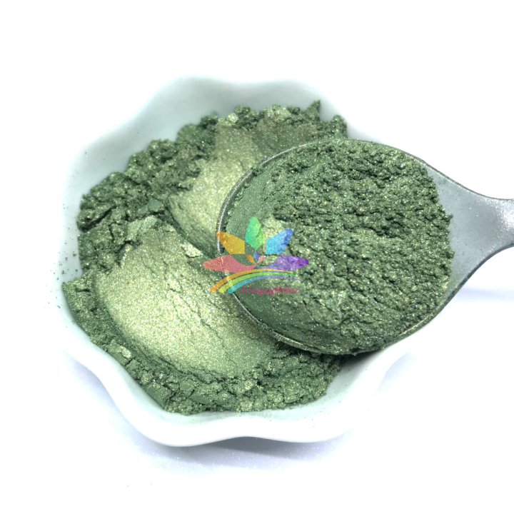 KMCG11   green  color Mica Powder Epoxy Resin Color Pigment Powder