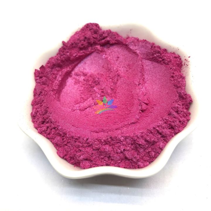 KMCR18    peach red color Mica Powder Epoxy Resin Color Pigment Powder