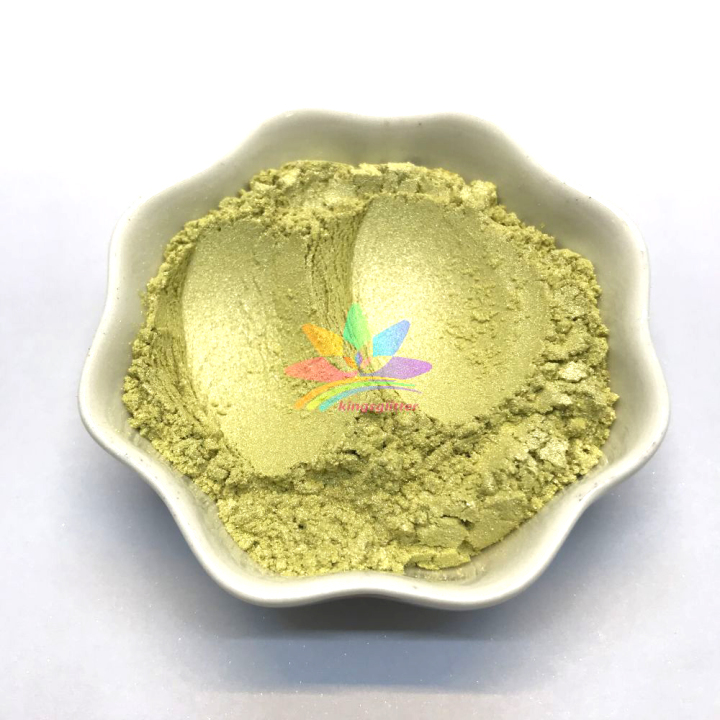 KMCY3   pearl yellow color Mica Powder Epoxy Resin Color Pigment Powder