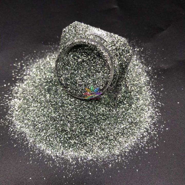 GL07    1/128 0.2 mm Diamond Mirror Silver ultra fine Glitter 