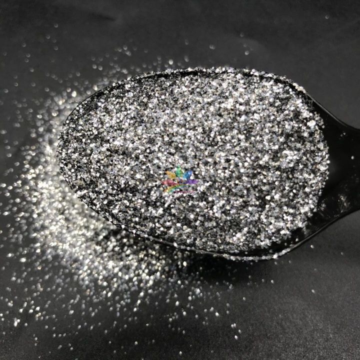 GL08    1/128 0.2 mm Diamond Mirror Silver ultra fine Glitter 