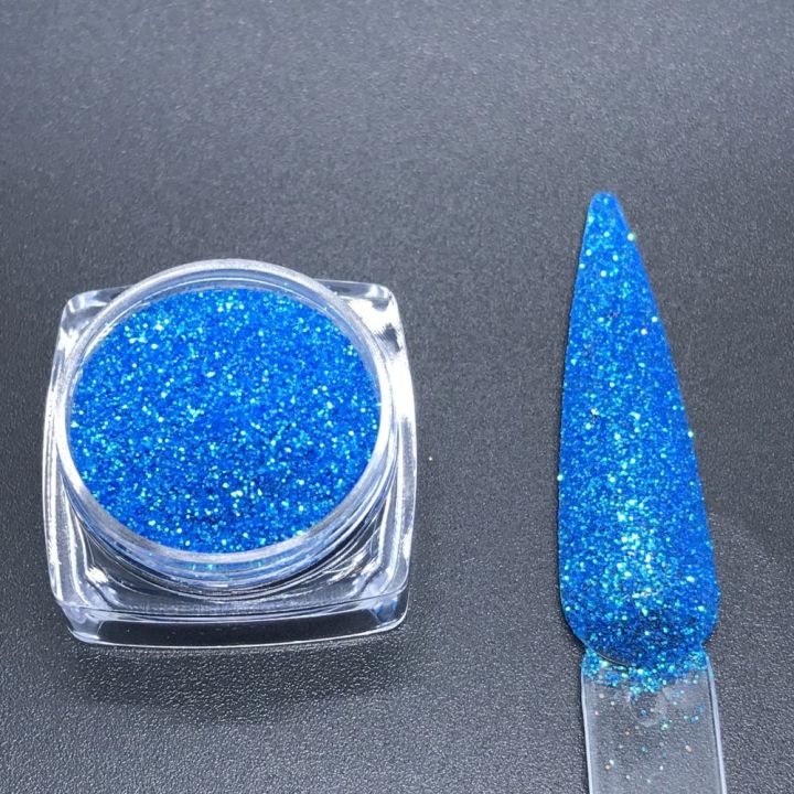 KCHI08     1/128  new professional cosmetic grade neon blue fine glitter for lip gloss lipstick 