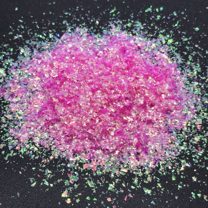 KCHI06      cosmetic grade series neon irregular  Glitter  Flakes  2x2