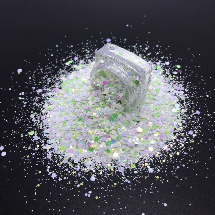 SCR01     new Spring chunky mix colorful  color change effect glitter 