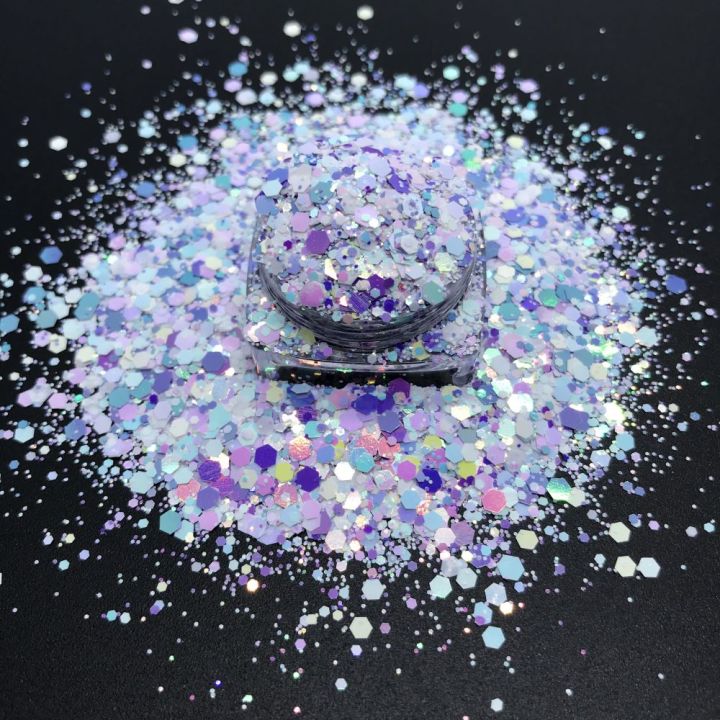 SCR04     new Spring chunky mix colorful  color change effect glitter 