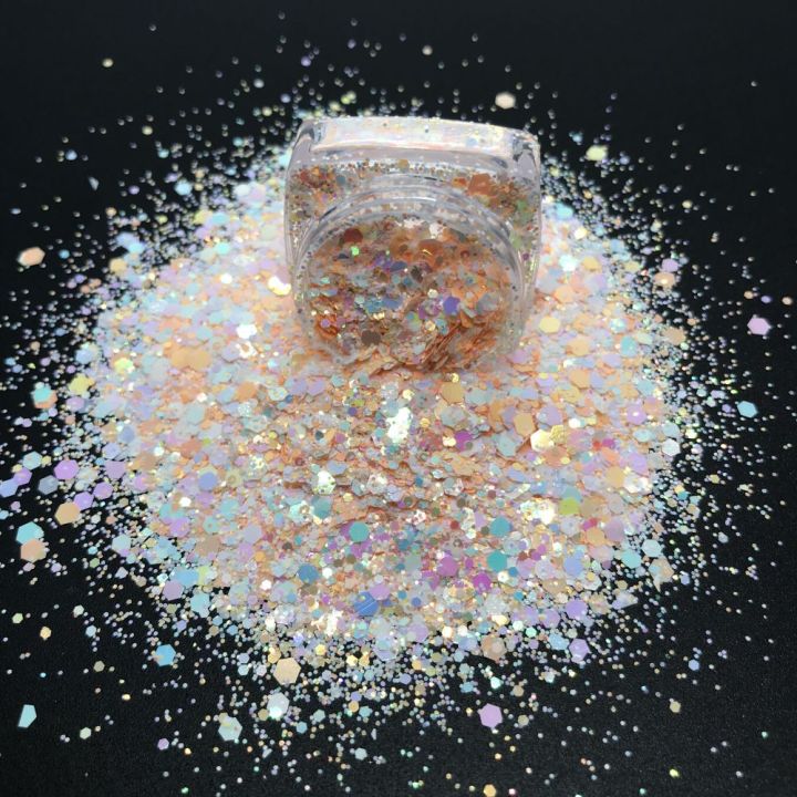 SCR05     new Spring chunky mix colorful  color change effect glitter 