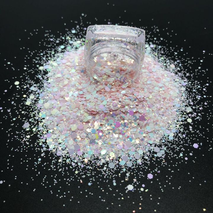 SCR07     new Spring chunky mix colorful  color change effect glitter 