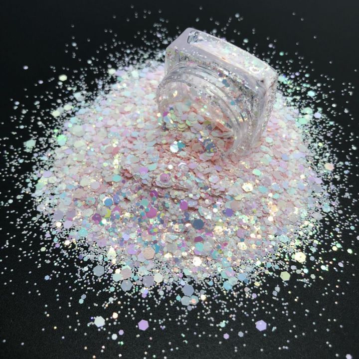 SCR07     new Spring chunky mix colorful  color change effect glitter 