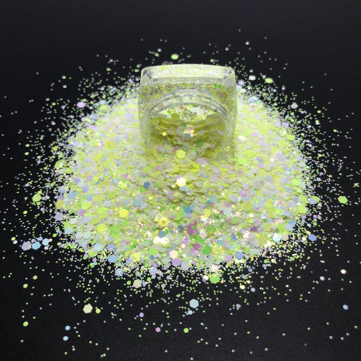 SCR09     new Spring chunky mix colorful  color change effect glitter 