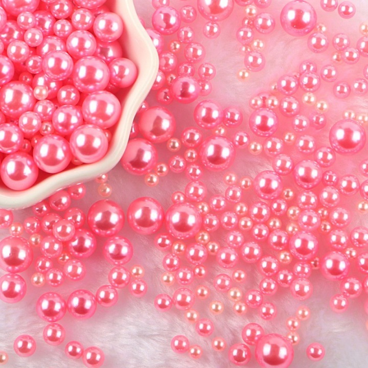 R15     Wholesale multi-size round non-porous pearls beauty loose beads ornaments DIY
