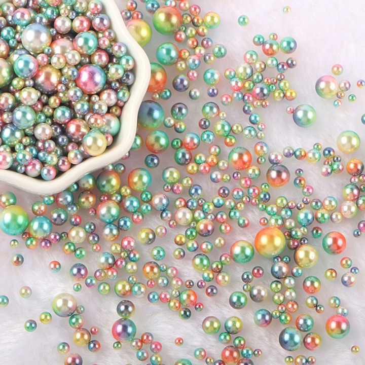 R24     Wholesale multi-size round non-porous pearls beauty loose beads ornaments DIY
