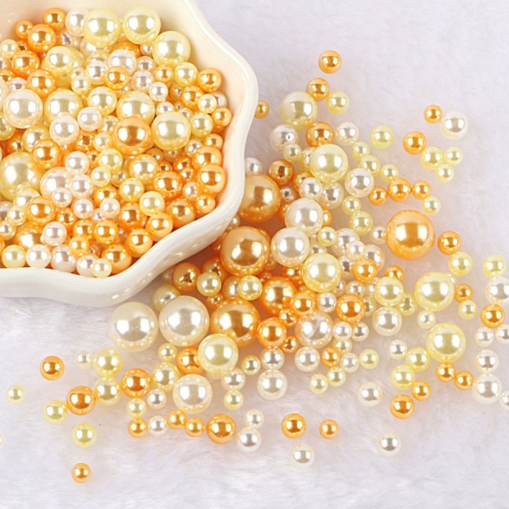 R30     Wholesale multi-size round non-porous pearls beauty loose beads ornaments DIY