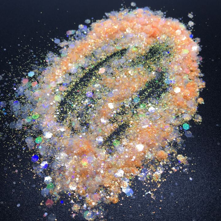 SC001     New Summer Collection Mixed Large Sequins Candy Color Nail Glitter
