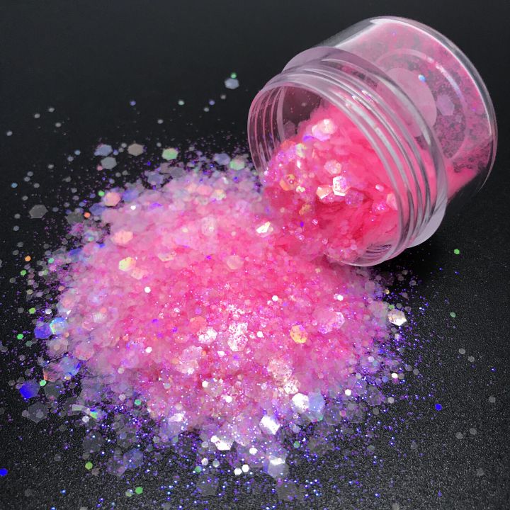 SC005     New Summer Collection Mixed Large Sequins Candy Color Nail Glitter