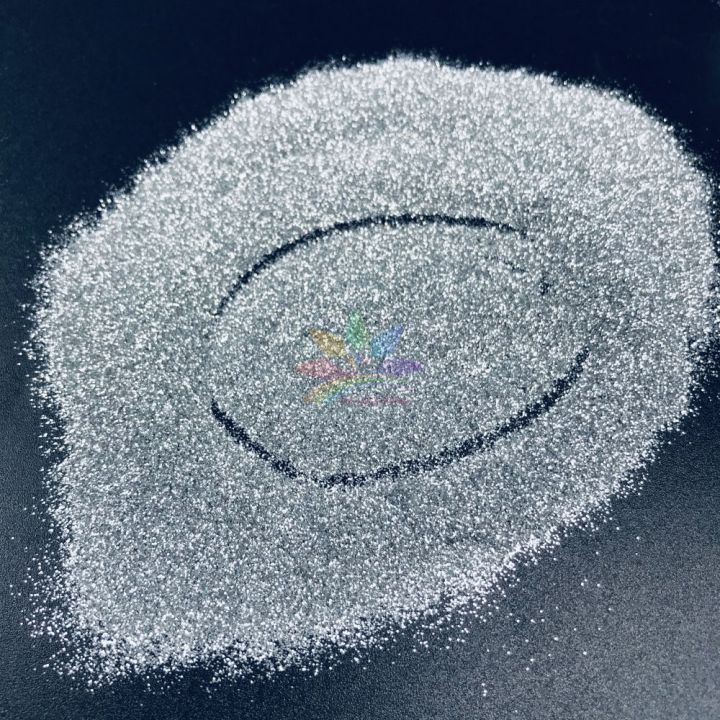 new product Biodegradable Glitter 0.2mm hexagon silver glitter powder BB01