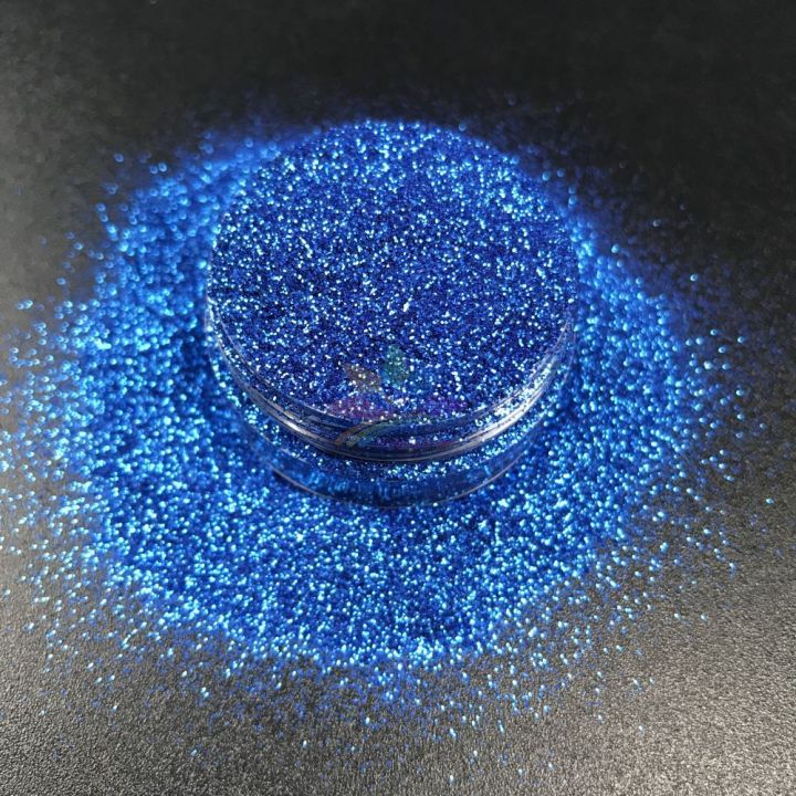 new product Biodegradable Glitter 0.2mm hexagon Royal blue glitter powder BB11