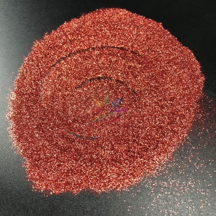 new product Biodegradable Glitter 0.2mm hexagon red color glitter powder BB06
