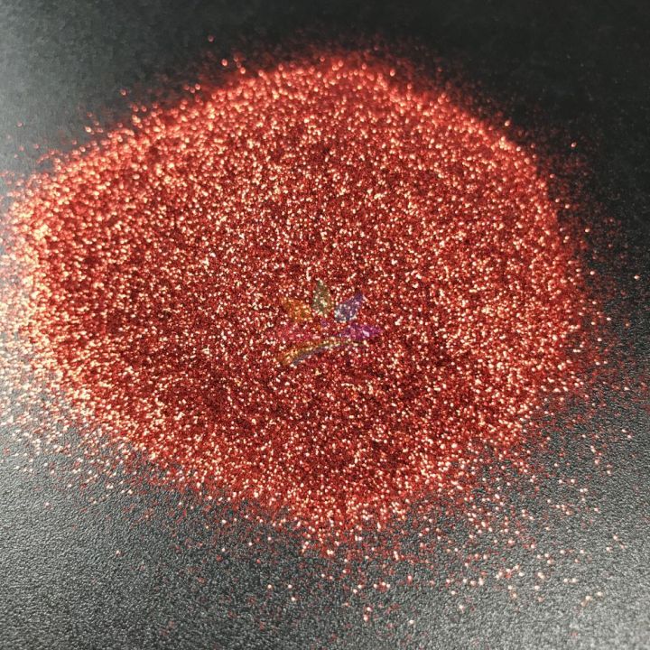 new product Biodegradable Glitter 0.2mm hexagon red color glitter powder BB06