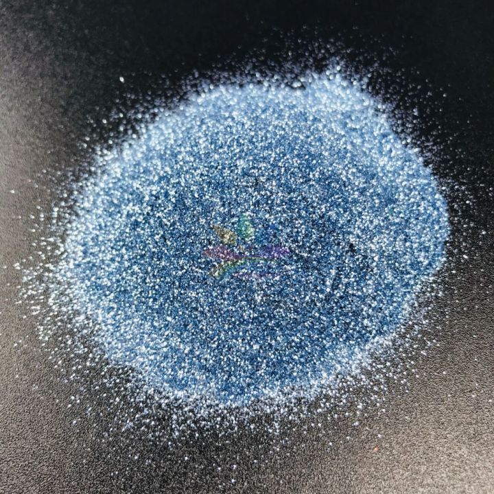 new product Biodegradable Glitter 0.2mm hexagon sky blue glitter powder BB13