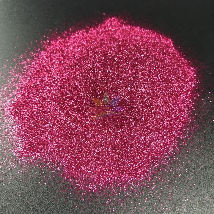 new product Biodegradable Glitter 0.2mm hexagon rose red glitter powder BB17