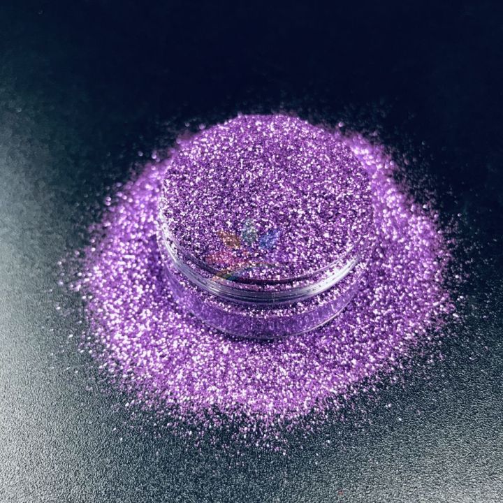 new product Biodegradable Glitter 0.2mm hexagon purple glitter powder BB15