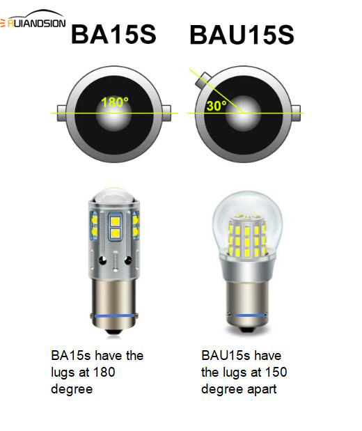Compare Different Bayonet-Based Parts Number. Ba15s,Bau15s Bau15s, Ba15s