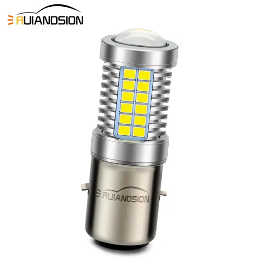 Ruiandsion BA20D HS5 P26S PH11 LED 10-30V 24V Motorcycle headlight 2000lm white white+yellow yellow   Ruiandsion,PH11 led,wide voltage,motorcycle headlight,BA20D,HS5,P26S