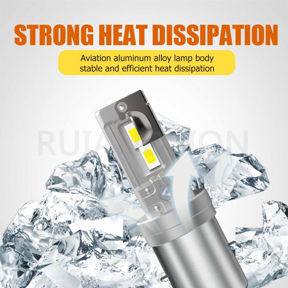 Ruiandsion BA21D BA20D LED Bulb Motorcycle Headlight Motorcycle bulb Motorcycle lamps Super Bright SMD 12V 24V 30V 60V White Yellow White Yellow 4000lm  
