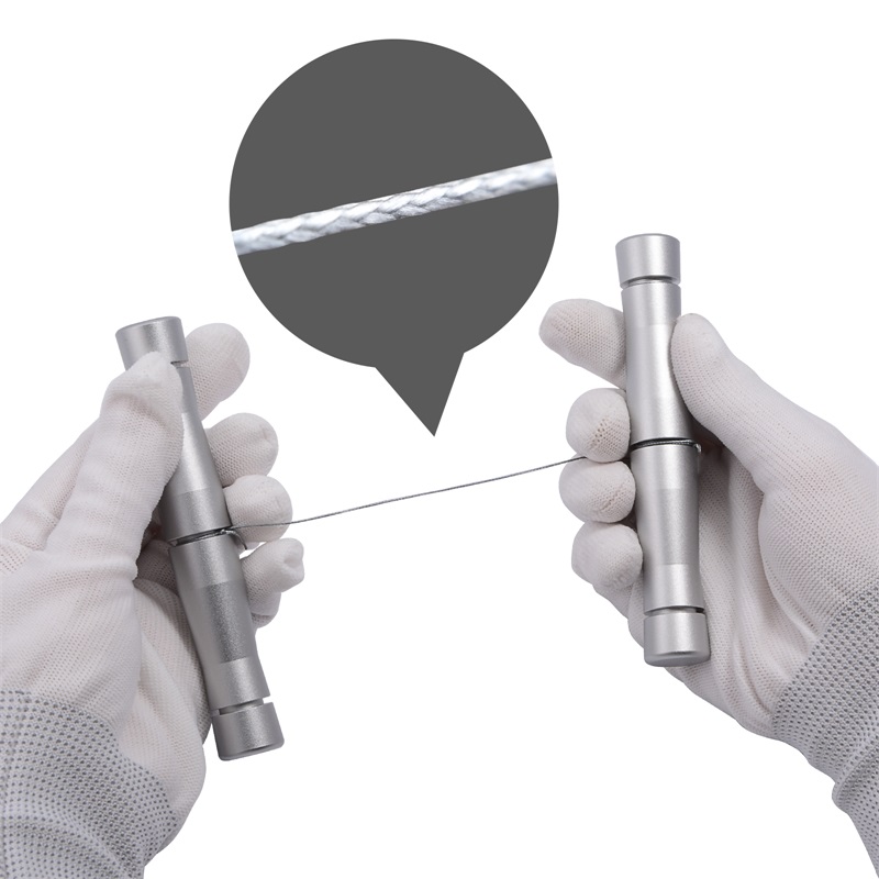 FOSHIO Car Surface Logo Remover Tool Vehicle Body Sign Remove knifeless Metal Wire Tape Auto Vinyl Styling Tool FOSHIO Car Surface Logo Remover Tool Body Sign Remove knifeless Tape
