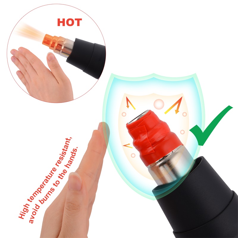 FOSHIO 100cm Vinyl High Temperature Insulation Adhesive Tape Heat Resistant Hot Air Gun Wire Looming Auto Repair Protective Tool FOSHIO Vinyl Insulation Adhesive Tape for Hot Air Gun Wire Looming 