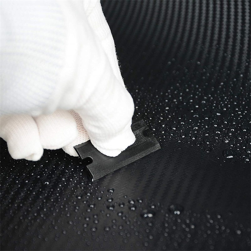 FOSHIO 2Box Double Edged Plastic Razor Blade for Window Glass Clean Scraper Carbon Fiber Vinyl Car Wrap Sticker Remover FOSHIO Double Edged Plastic Razor Blade for Window Glass Clean Scraper