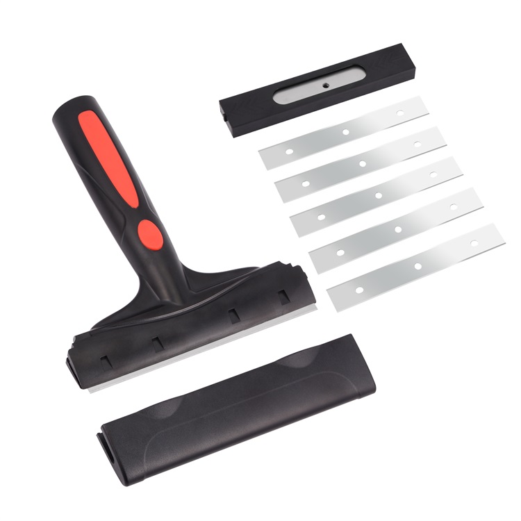 FOSHIO Multifunction Handle Window Glass Ceramic Cleaning Razor Scraper Vinyl Installation Tool Vinyl Hand Tool Handle Window Glass Ceramic Cleaning Razor Scraper 
