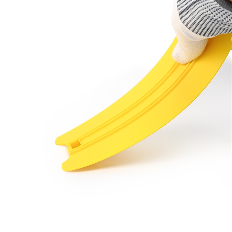 FOSHIO New Design Yellow Gliding Vinyl Film Car Sticker Installation Tool Screen Scraper Window Tint Squeegee FOSHIO Vinyl Film Car Sticker Installation Tool Window Tint Squeegee