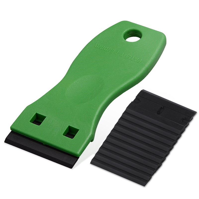 FOSHIO Multifunction Magic Old Glue Sticker Remove Ceramic Cleaning Plastic Scraper Double Edge Razor Blade  FOSHIO Sticker Ceramic Cleaner Plastic Scraper Double Edge Razor Blade