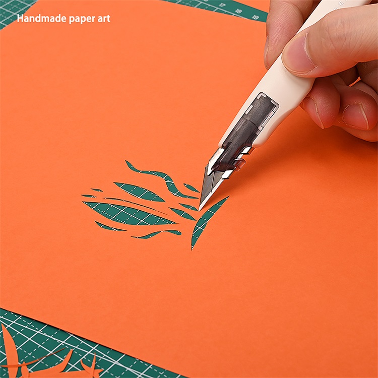 FOSHIO Anti Shaking Wallpaper Vinyl Safety Utility Cutter Knife Vinyl PPF Craft Cutting Line Aid Tool FOSHIO Vinyl Safety Utility Cutter Knife Vinyl PPF Craft Cutting Tool