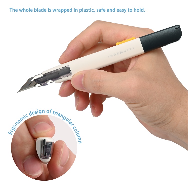 FOSHIO Anti Shaking Wallpaper Vinyl Safety Utility Cutter Knife Vinyl PPF Craft Cutting Line Aid Tool FOSHIO Vinyl Safety Utility Cutter Knife Vinyl PPF Craft Cutting Tool