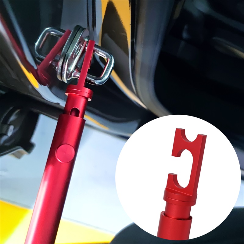 FOSHIO Strechable Stainless Steel Vinyl Hook Rod Car Tool Support for Wrap Tinting  FOSHIO Strechable Stainless Steel Vinyl Hook Rod Car Tool Support for Wrap Tinting 