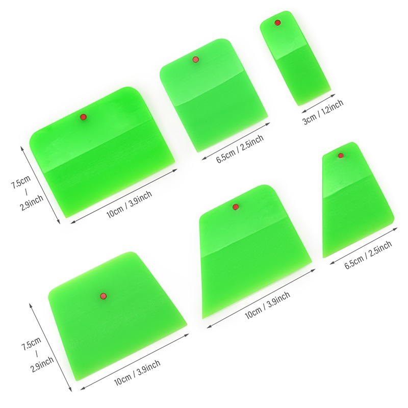 FOSHIO 6pcs Magnetics Soft PPF Squeegee Vinyl Window Tinting Auto Car Protective Film Tools FOSHIO Magnetics Soft PPF Squeegee Window Tinting Car Protective Tools