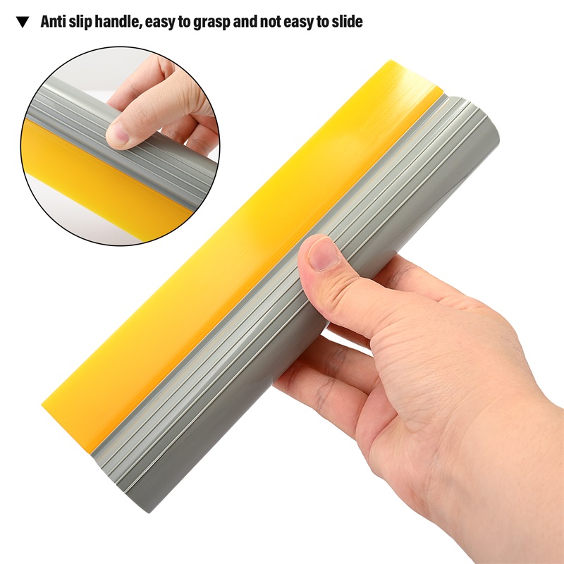 FOSHIO Vinyl Turbo Squeegee Window Glass Tint Rubber Squeegee for Water Remove FOSHIO Vinyl Turbo Squeegee Window Glass Tint Rubber Squeegee