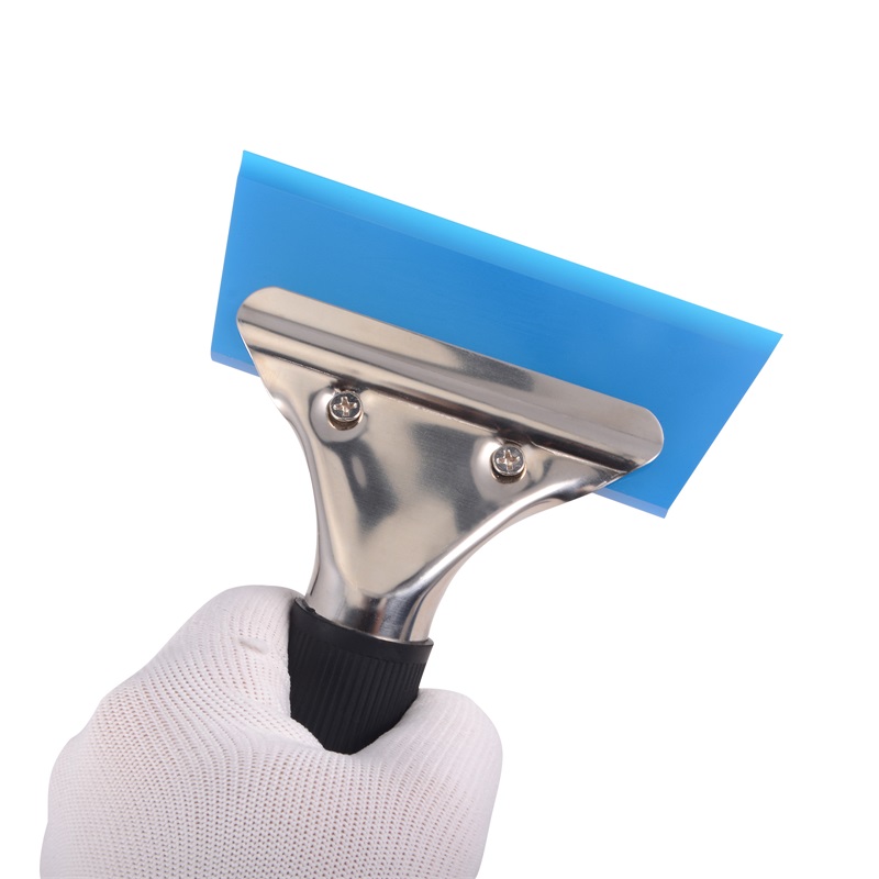 FOSHIO T-Handle Blue squeegee Rubber Blade Squeegee for Window Water Cleaning FOSHIO T-Handle Blue squeegee Rubber Blade Squeegee for Window Clean