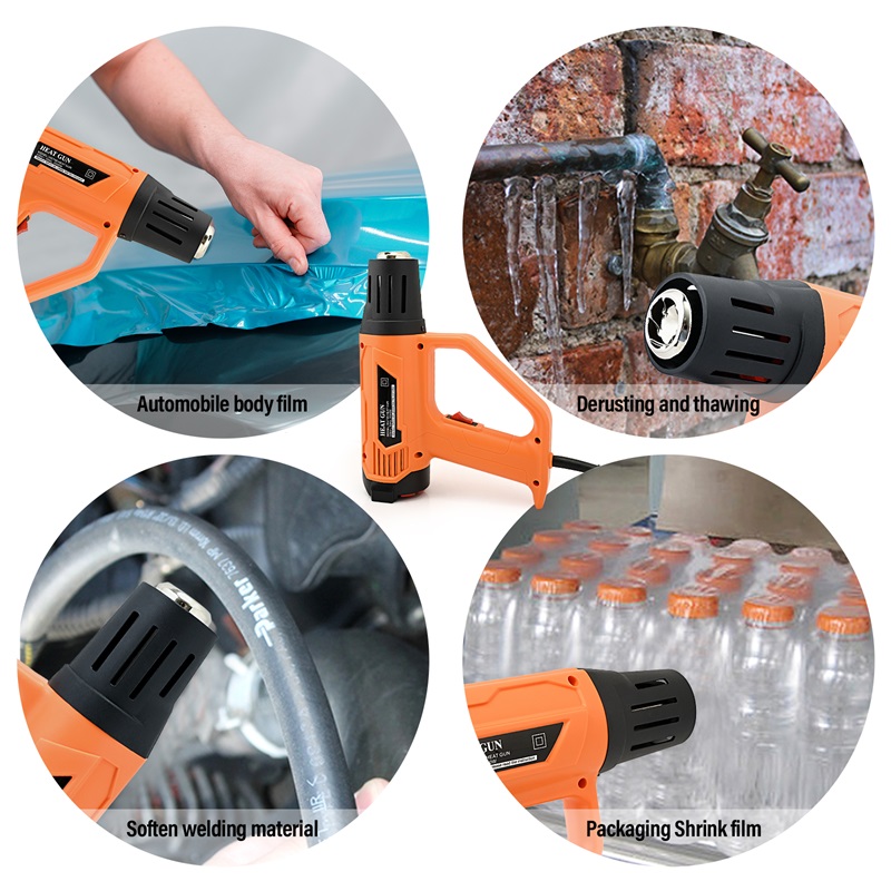 FOSHIO Heat Gun 2000W Handheld Hot Heat Gun with Digital Display for Removing Paint FOSHIO Heat Gun 2000W Handheld Hot Heat Gun with Digital Display 