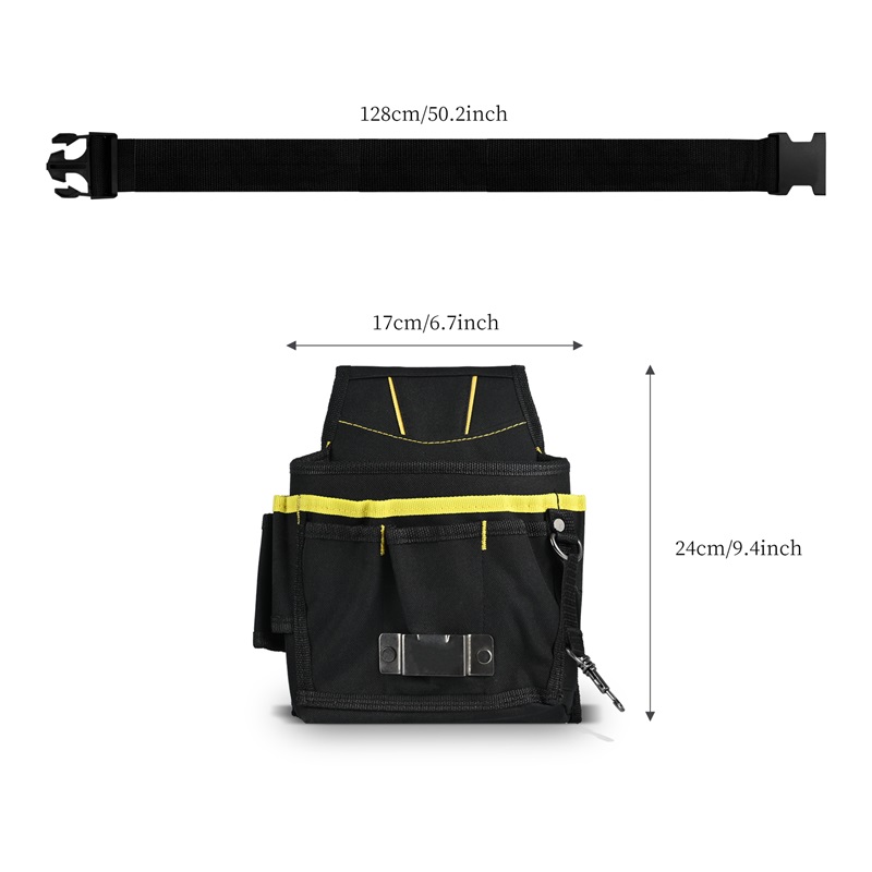 FOSHIO Multi Pocket Wrapping Tools Pouch Storage Bag Window Tint Organizer FOSHIO Multi Pocket Wrap Tool Pouch Storage Bag Window Tint Organizer